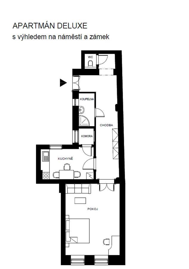 Apartmany Velke Namesti Kroměříž Eksteriør billede